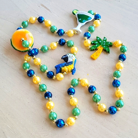 Jimmy Buffet Cheeseburger in Paradise Necklace - Picture 3 of 9